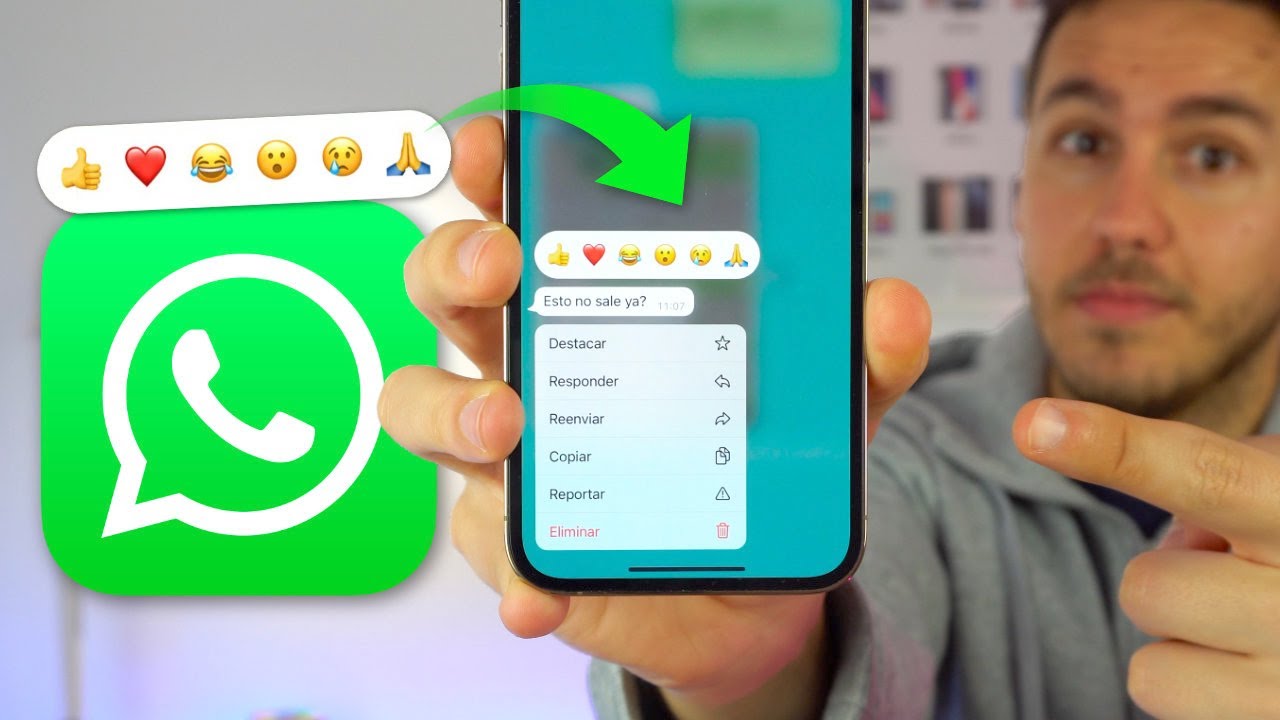 ¿Cómo agregar reacciones emoji a los mensajes de WhatsApp en iPhone y la web?