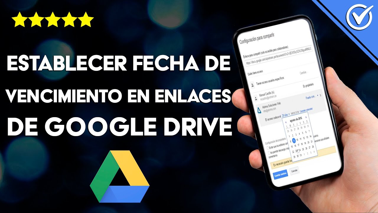 Cómo establecer una fecha de caducidad automática para los enlaces de Google Drive