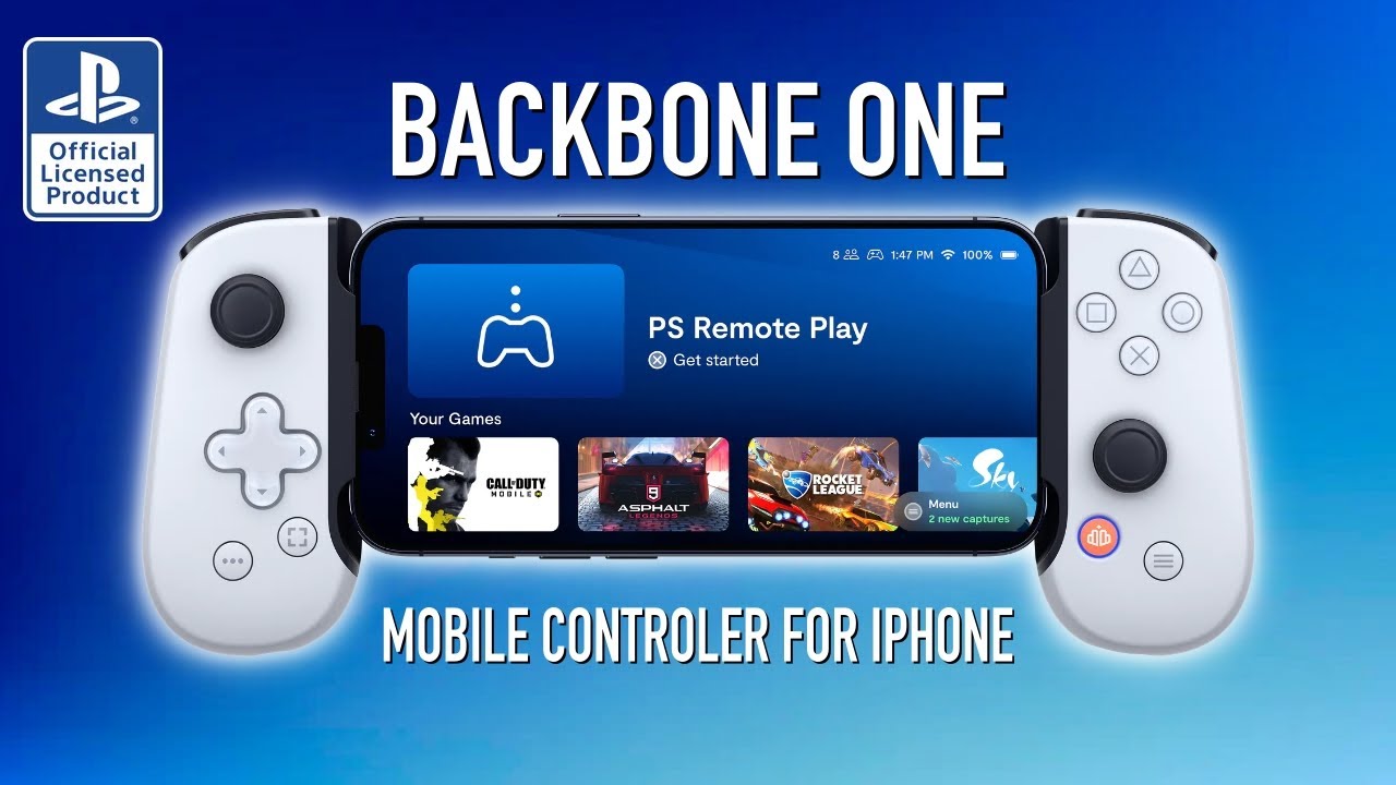 controlador de juegos para iphone inspirado en backbone one playstation dualsense