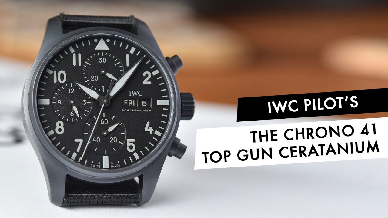 iwc lanza dos nuevos relojes top gun