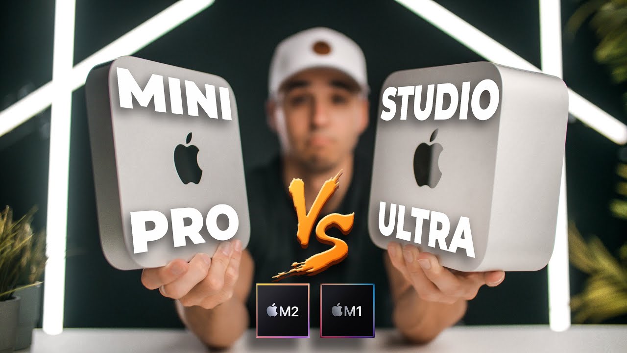 m1 mac mini frente a m1 ultra mac studio video