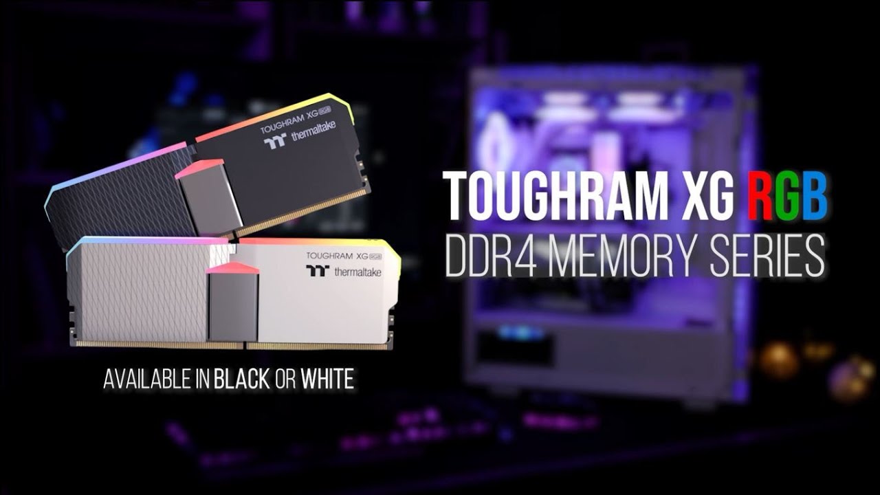 memoria thermaltake white toughram xg rgb ddr4 disponible