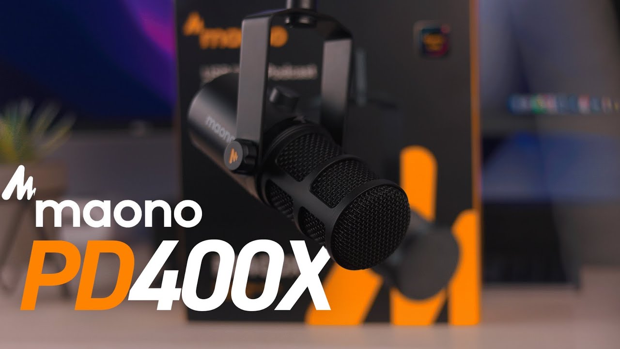 microfono usb xlr para creadores de contenido maono pd400x